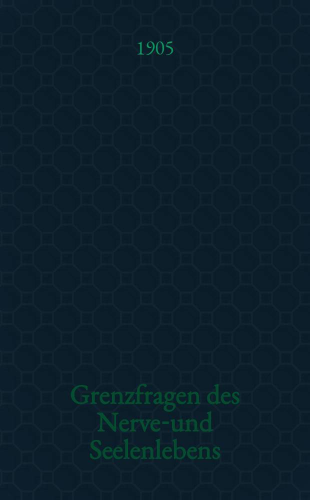 Grenzfragen des Nerven- und Seelenlebens : Einzel-Darstellungen für Gebildete aller Stände Im Vereine mit hervorragenden Fachmännern des In-und Auslandes. H. 40 : Die Temperamente, ihr Wesen, ihre Bedeutung für das seelische Erleben und ihre besonderen Gestaltungen
