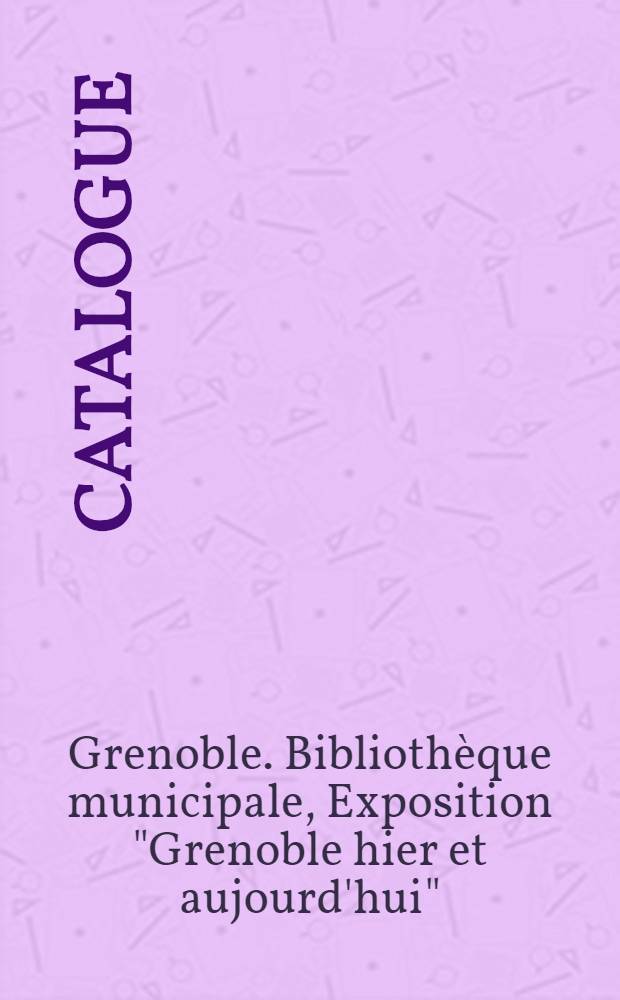 [Catalogue]