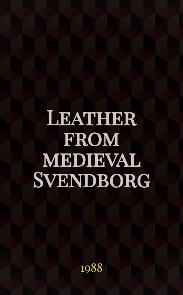 Leather from medieval Svendborg