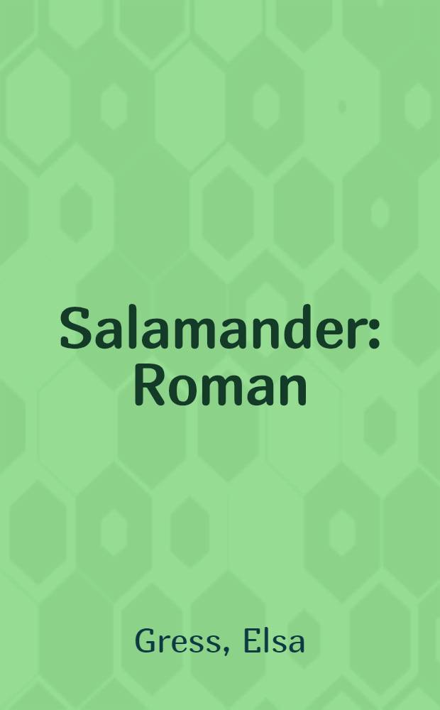 Salamander : Roman