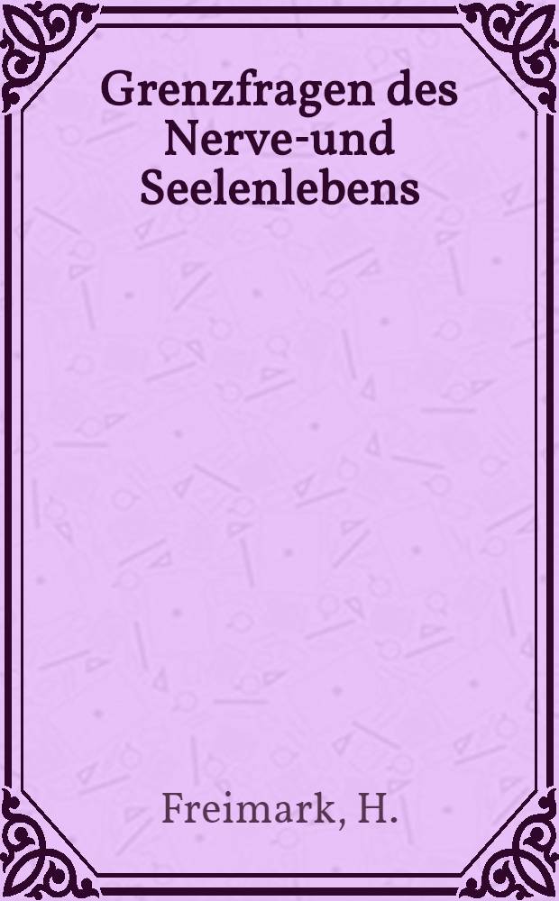 Grenzfragen des Nerven- und Seelenlebens : Einzel-Darstellungen für Gebildete aller Stände Im Vereine mit hervorragenden Fachmännern des In-und Auslandes. [H. 91] : Robespierre