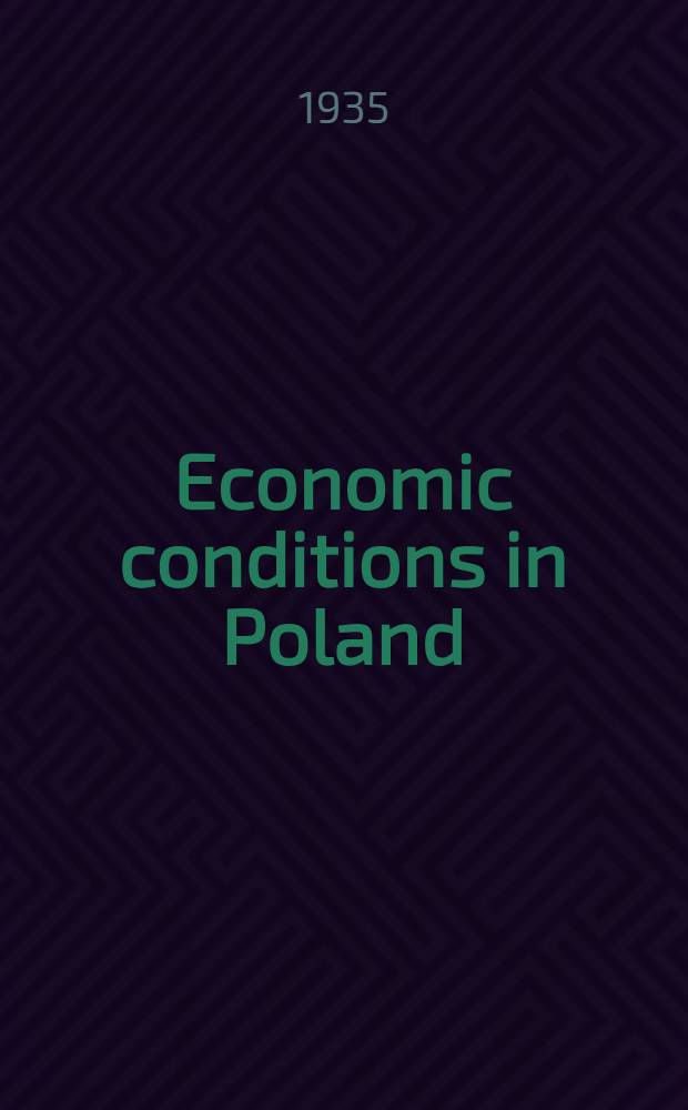 Economic conditions in Poland : Report