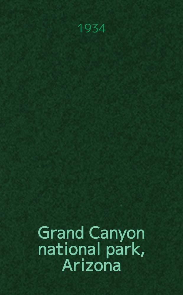Grand Canyon national park, Arizona