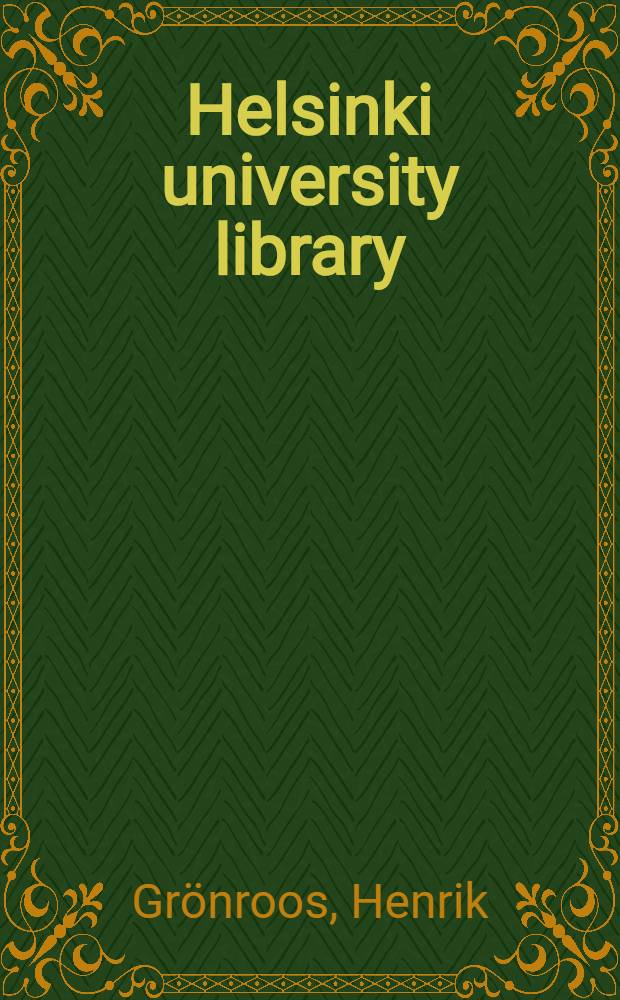 Helsinki university library : A short survey