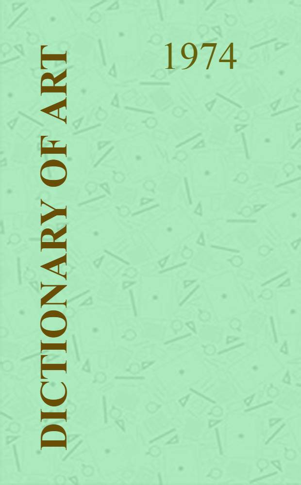 Dictionary of art
