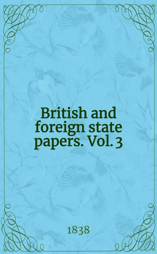 British and foreign state papers. [Vol. 3] : 1815-1816