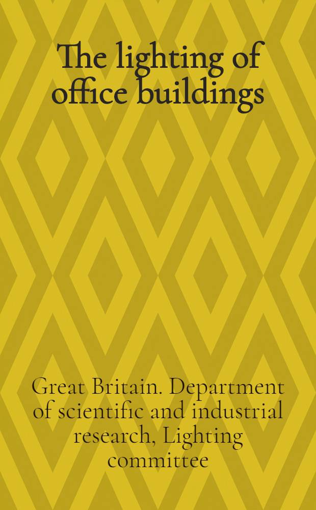 The lighting of office buildings