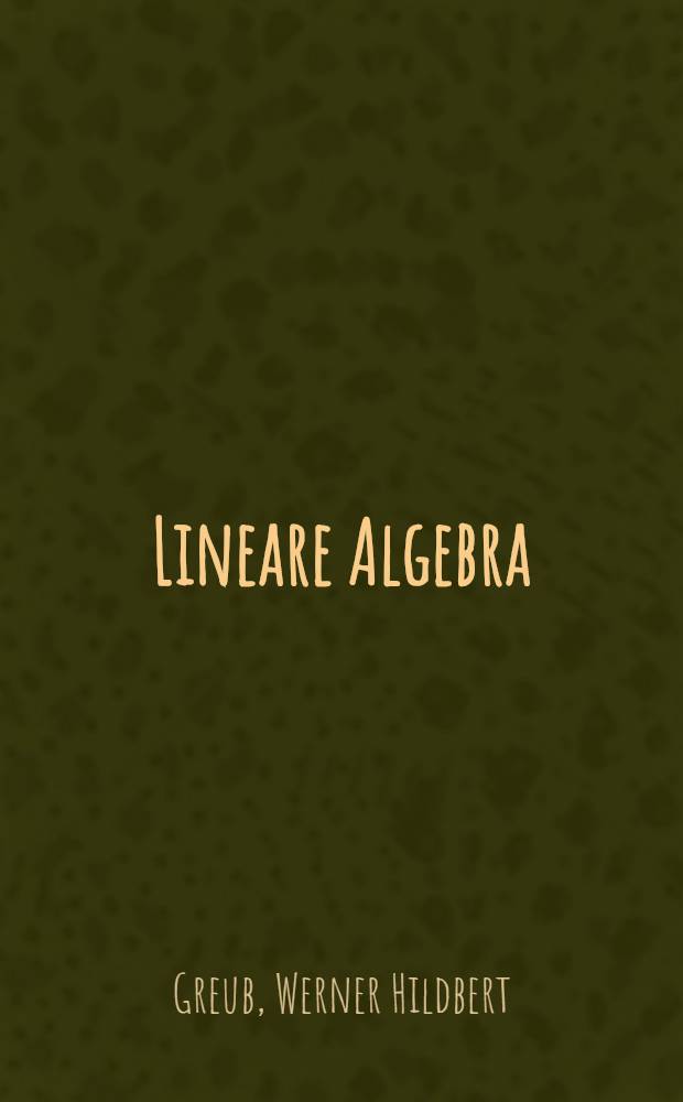 Lineare Algebra