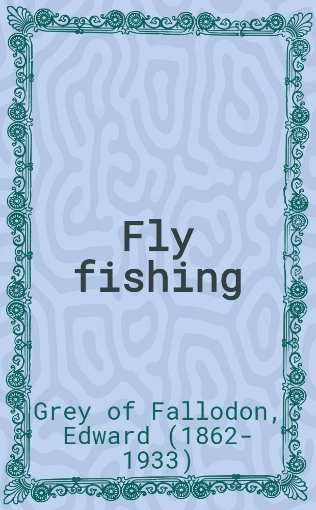 Fly fishing