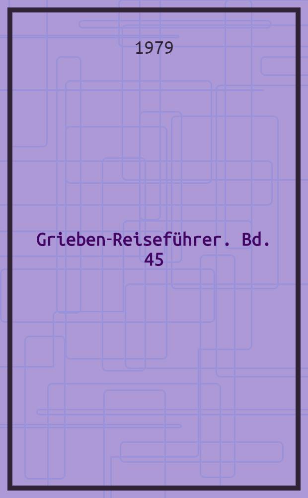 Grieben-Reiseführer. Bd. 45 : Weserbergland
