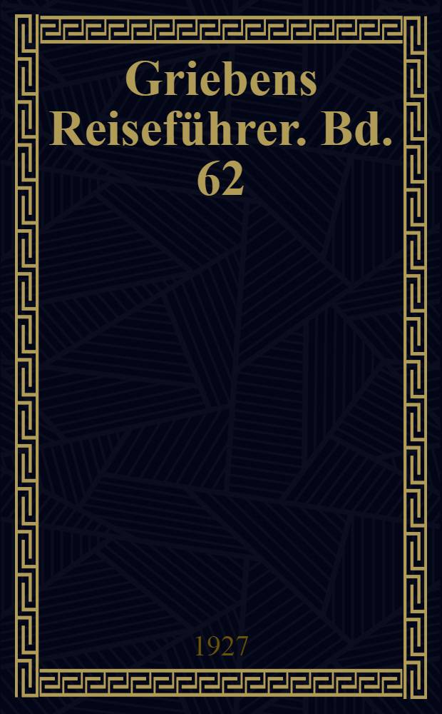 Griebens Reiseführer. Bd. 62 : Nürnberg und Umgebung
