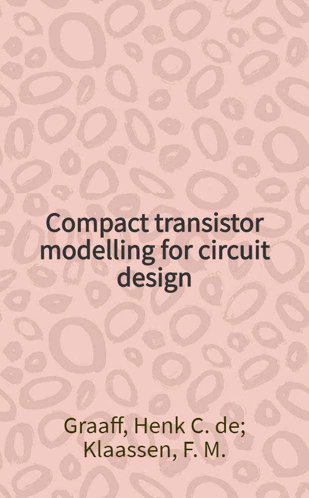 Compact transistor modelling for circuit design