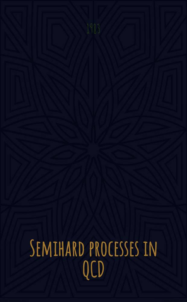 Semihard processes in QCD