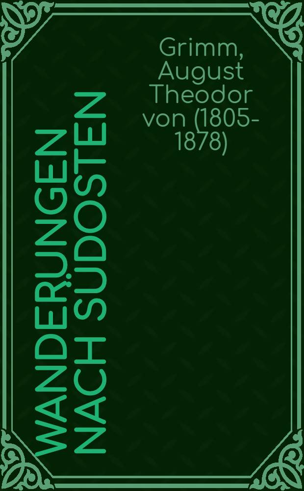 Wanderungen nach Südosten