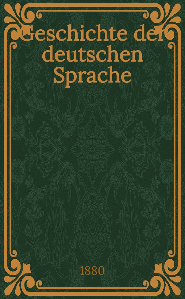 Geschichte der deutschen Sprache