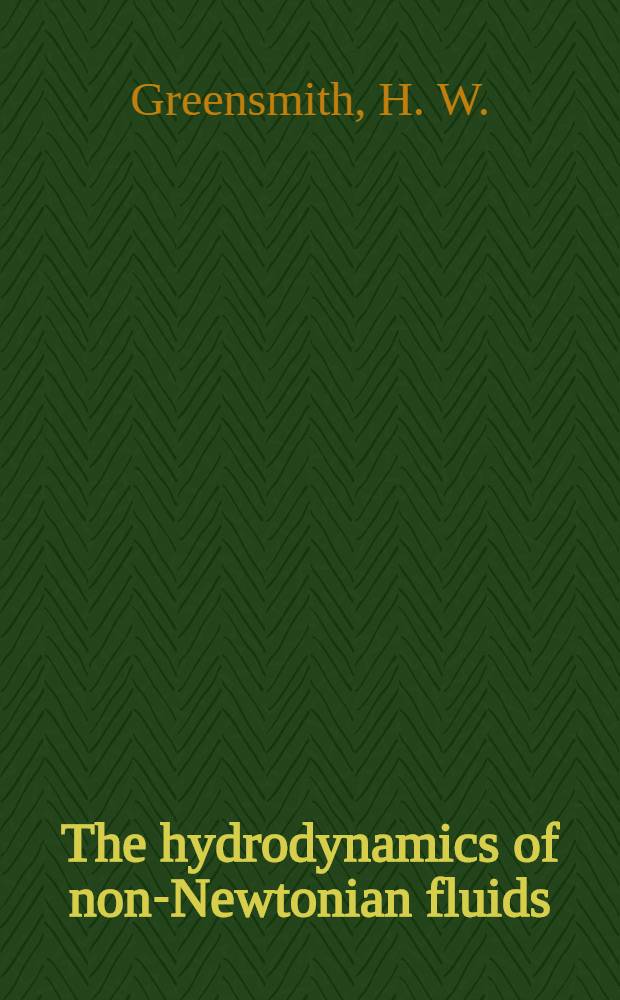 The hydrodynamics of non-Newtonian fluids