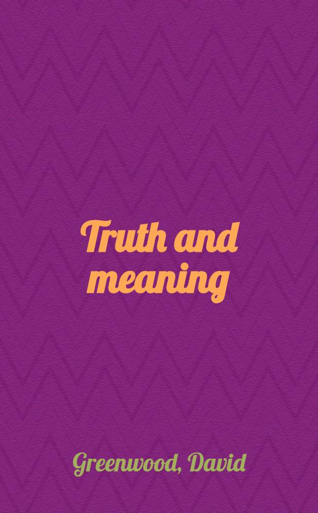Truth and meaning