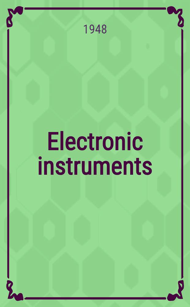 Electronic instruments