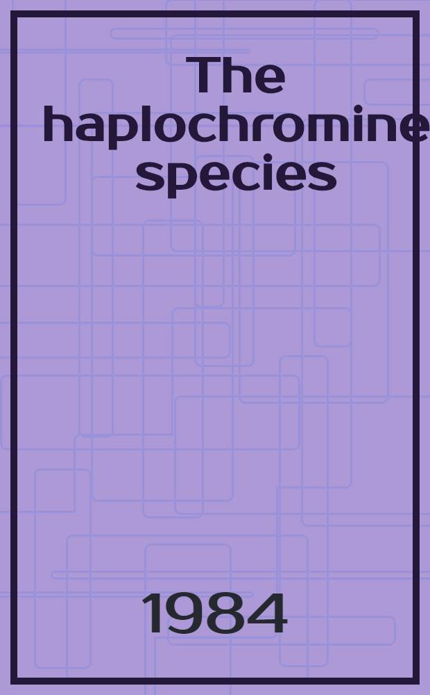 The haplochromine species (Teleostei, Cichlidae) of the Cunene and certain other Angolan rivers