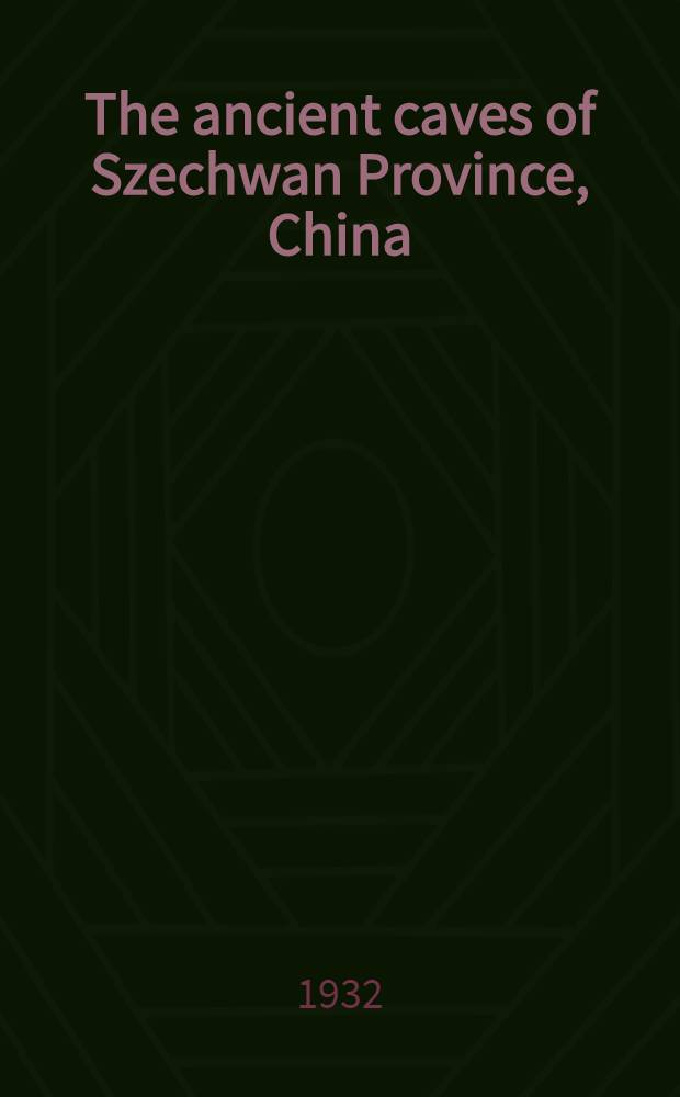 The ancient caves of Szechwan Province, China