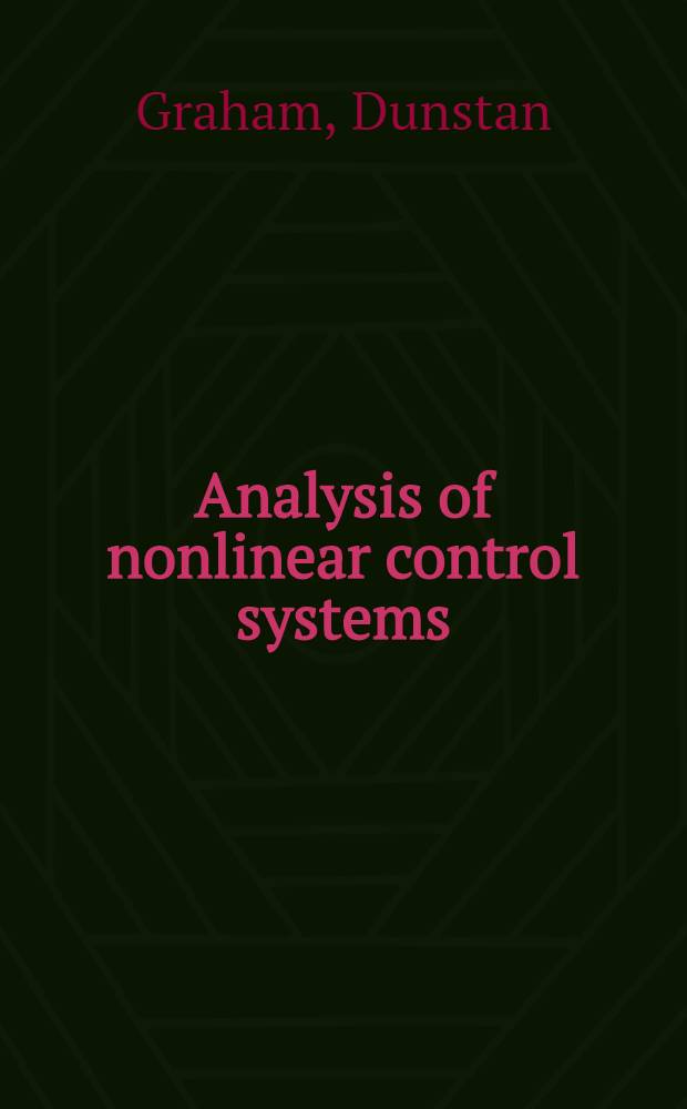 Analysis of nonlinear control systems