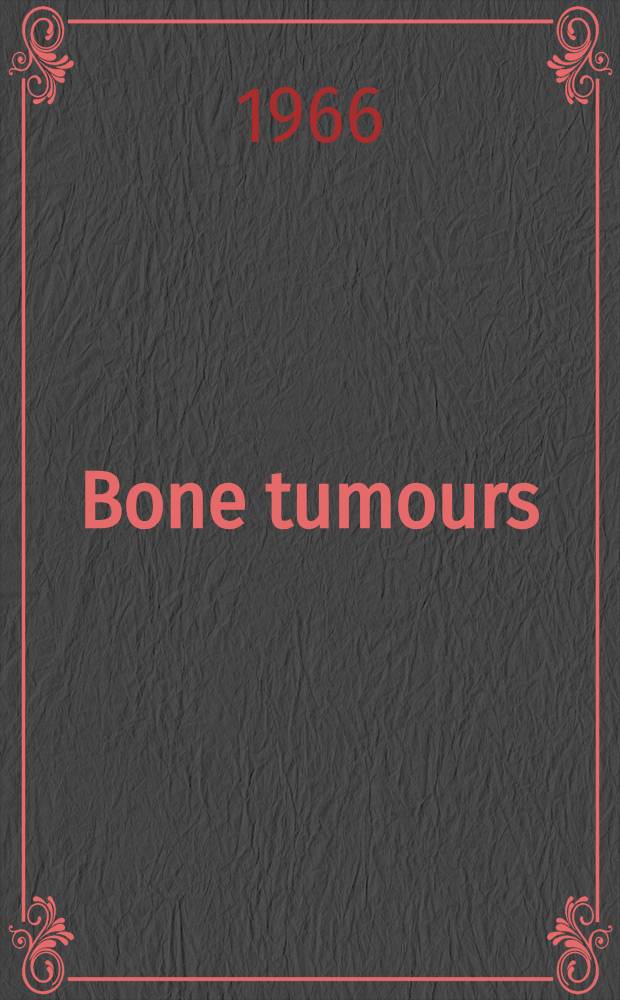 Bone tumours