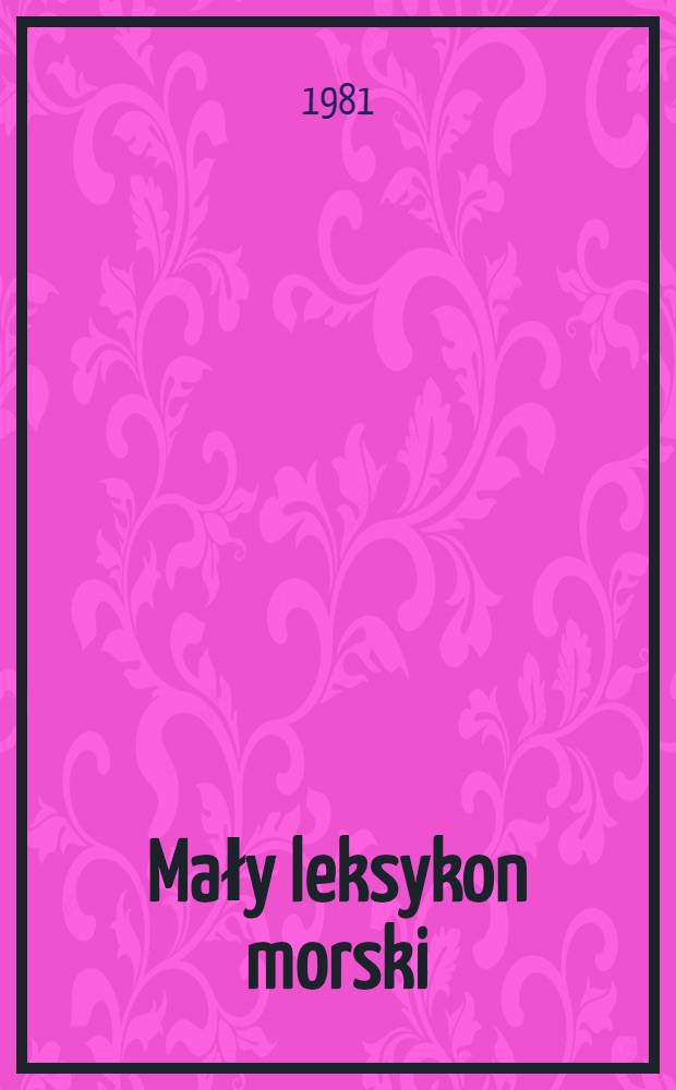 Mały leksykon morski