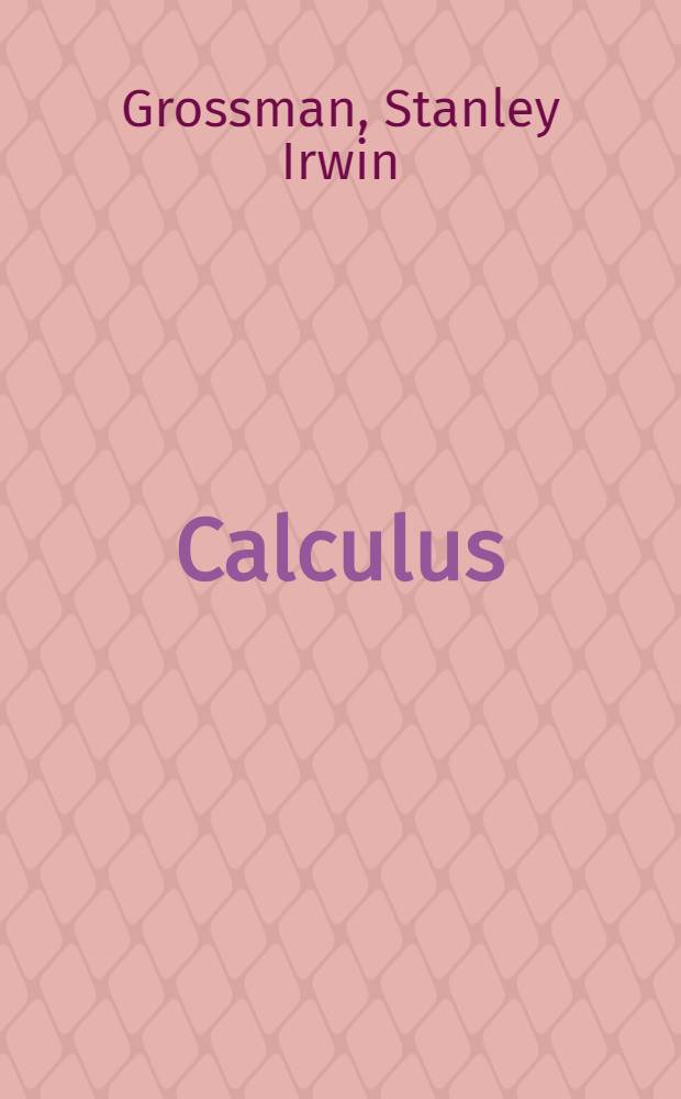 Calculus