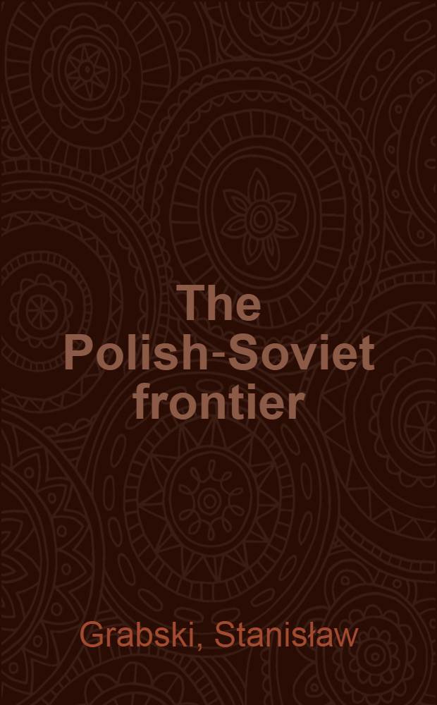 The Polish-Soviet frontier