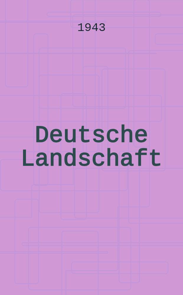 Deutsche Landschaft