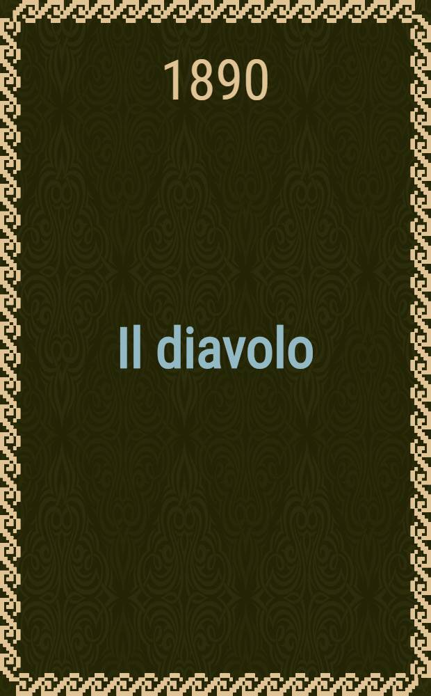 ... Il diavolo