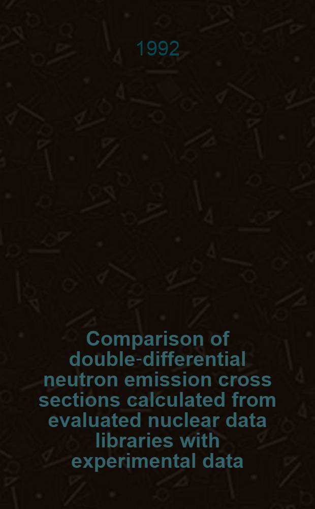 Comparison of double-differential neutron emission cross sections calculated from evaluated nuclear data libraries with experimental data