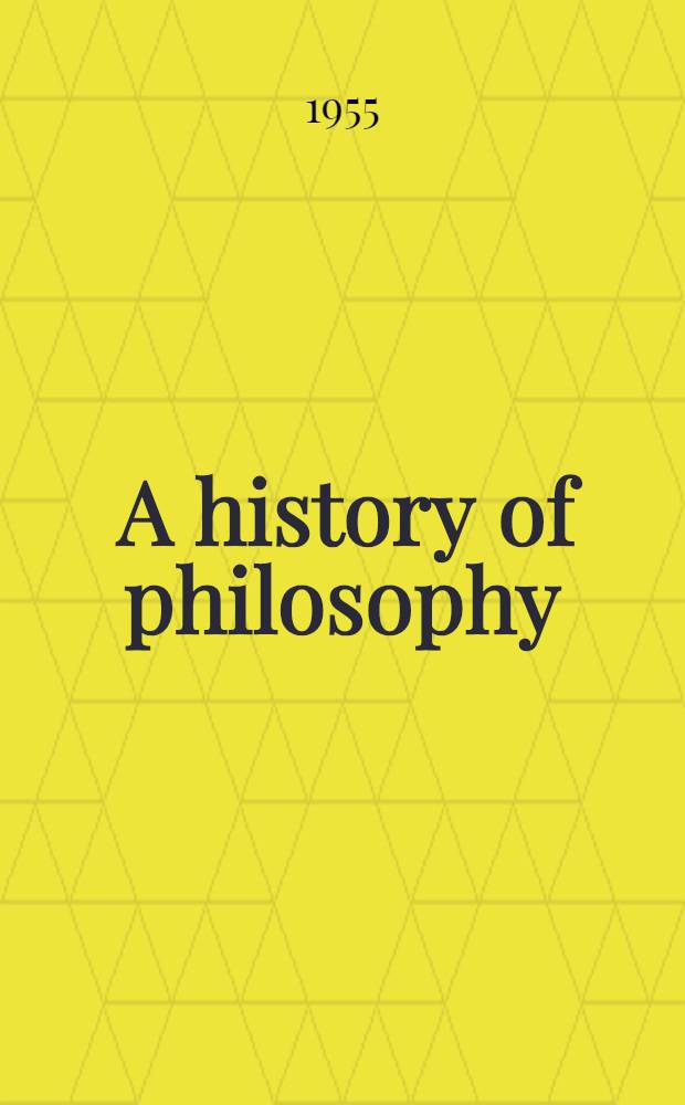 [A history of philosophy]