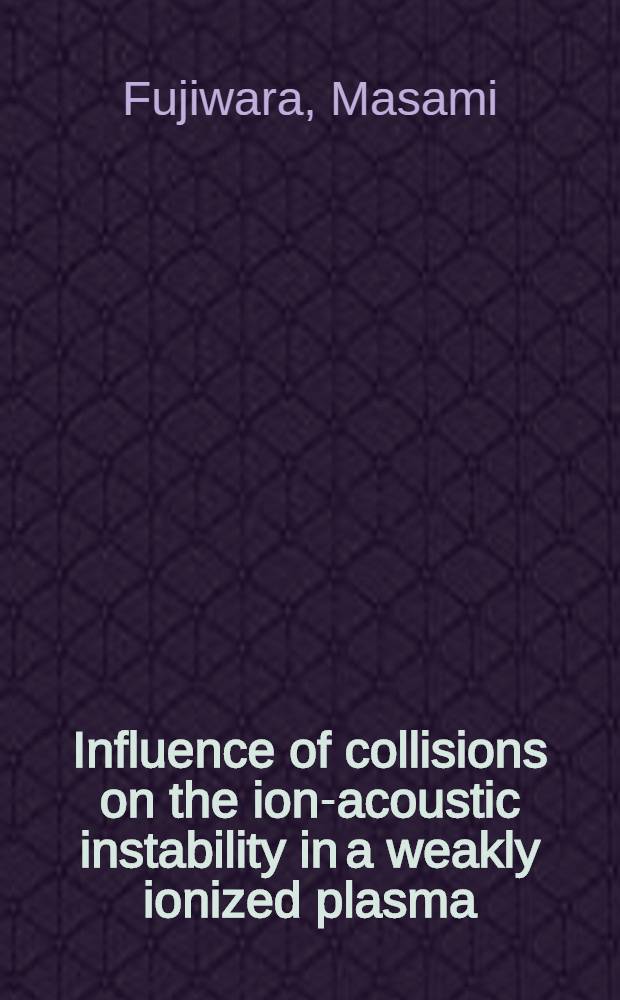 Influence of collisions on the ion-acoustic instability in a weakly ionized plasma