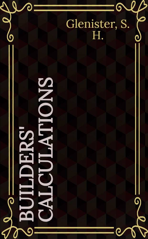 Builders' calculations