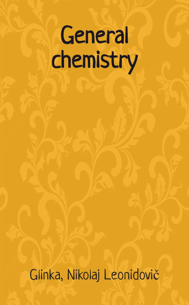 General chemistry