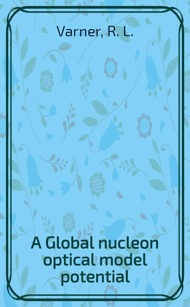A Global nucleon optical model potential