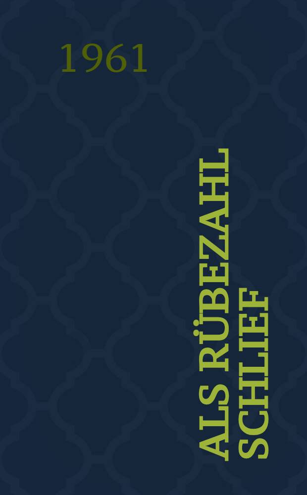 Als Rübezahl schlief : Vom Aufstand der schlesischen Weber 1844