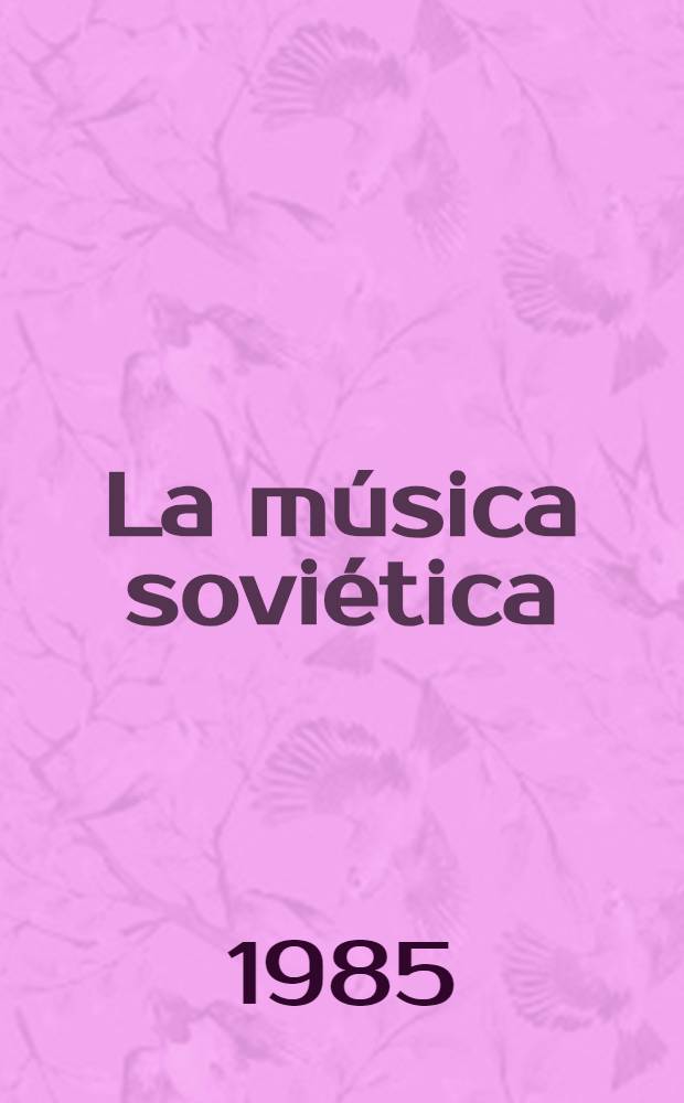 La música soviética