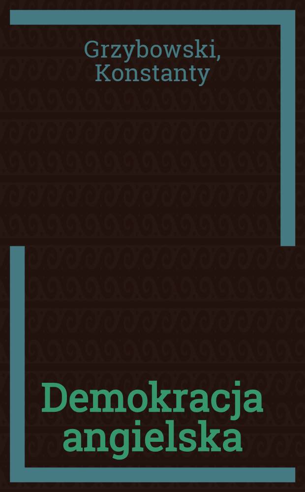 Demokracja angielska