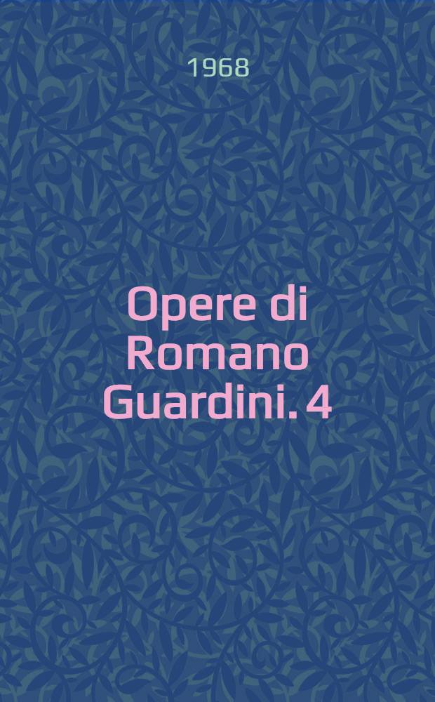 Opere di Romano Guardini. [4] : Il mondo religioso di Dostojevskij