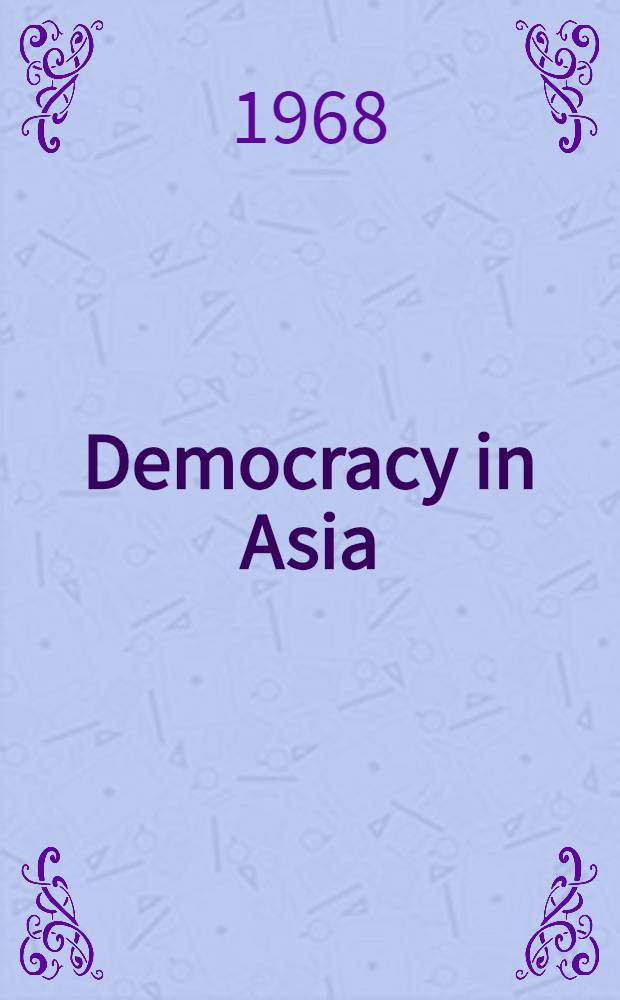 Democracy in Asia