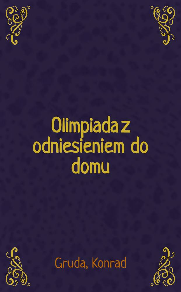 Olimpiada z odniesieniem do domu