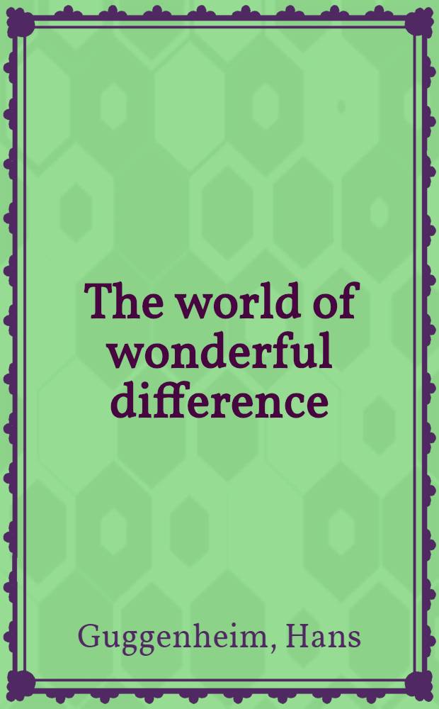 The world of wonderful difference : A picture-book for children