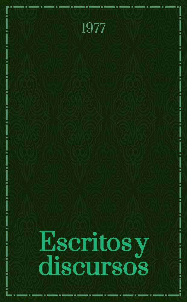 Escritos y discursos