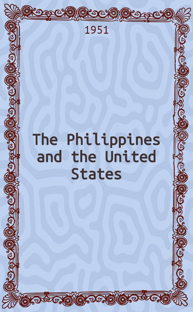 The Philippines and the United States