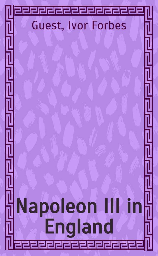Napoleon III in England