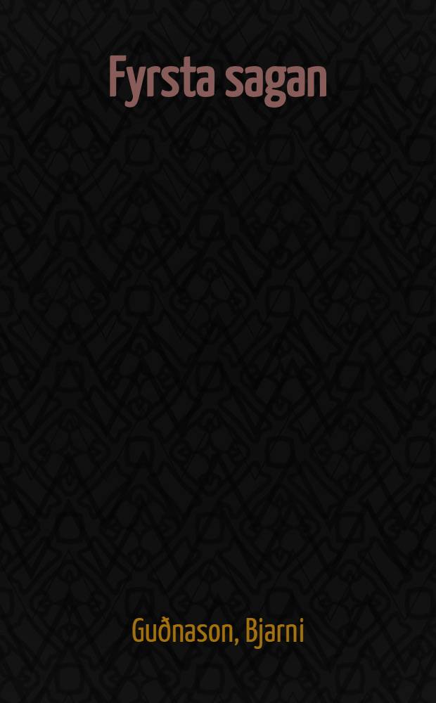 Fyrsta sagan