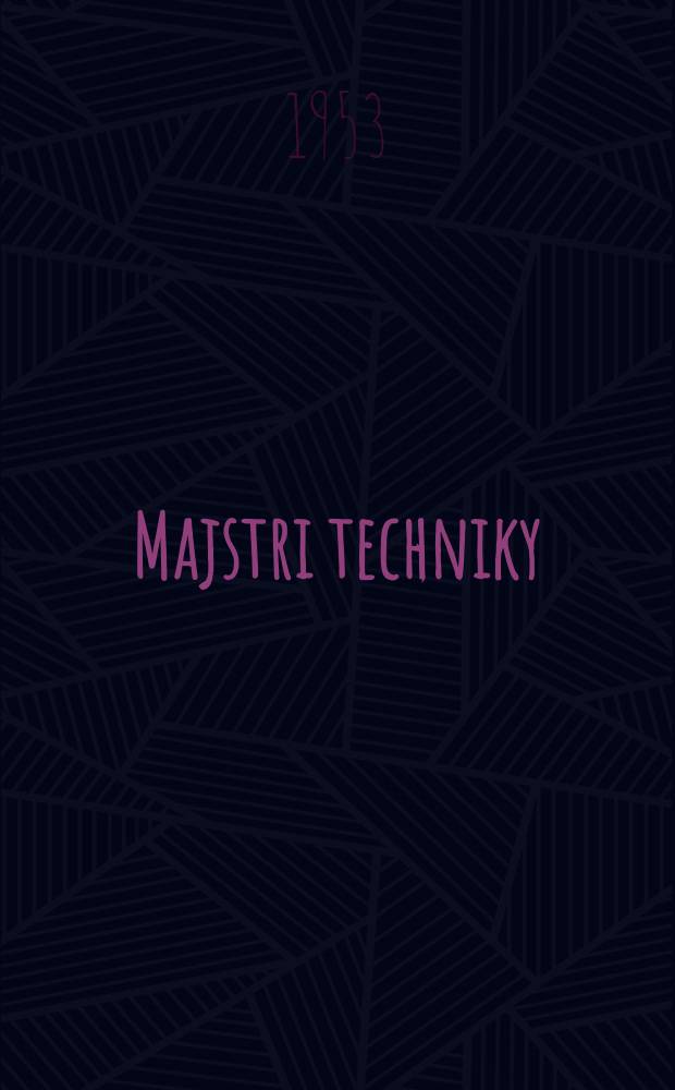 Majstri techniky