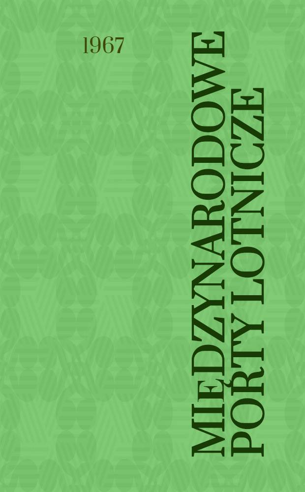 Międzynarodowe porty lotnicze